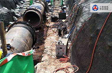 三聯磁電新型管道消磁機出色完成中緬線石油管道消磁作業